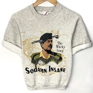 Vintage Sodamn Insane Graphic Sweatshirt in Heather Gray, Black, Olive